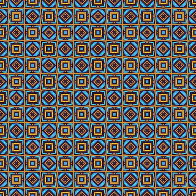 Textura y plantilla de patrón sin costuras de varios colores Diseño gráfico ornamental colorido multicolor Adornos de mosaico de colores Ilustración vectorial