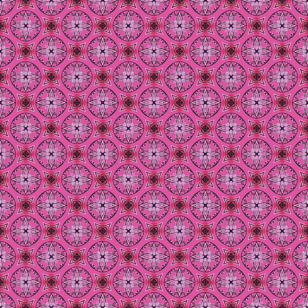 Textura y plantilla de patrón sin costuras de varios colores Diseño gráfico ornamental colorido multicolor Adornos de mosaico de colores Ilustración vectorial