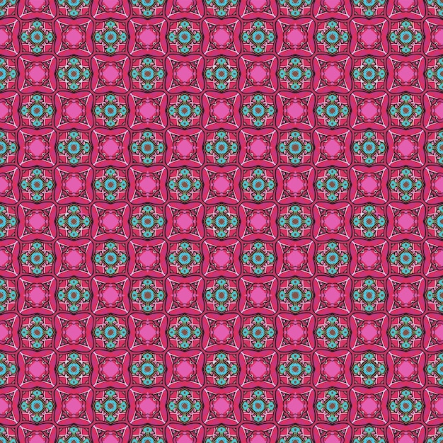 Textura y plantilla de patrón sin costuras de varios colores Diseño gráfico ornamental colorido multicolor Adornos de mosaico de colores Ilustración vectorial