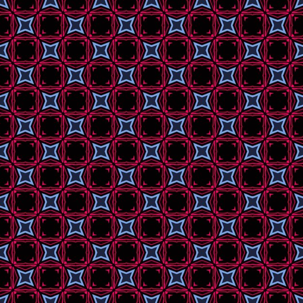 Textura y plantilla de patrón sin costuras de varios colores Diseño gráfico ornamental colorido multicolor Adornos de mosaico de colores Ilustración vectorial