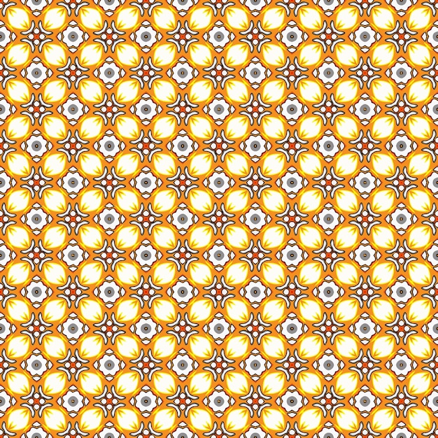Textura y plantilla de patrón sin costuras de varios colores Diseño gráfico ornamental colorido multicolor Adornos de mosaico de colores Ilustración vectorial