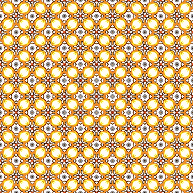 Textura y plantilla de patrón sin costuras de varios colores Diseño gráfico ornamental colorido multicolor Adornos de mosaico de colores Ilustración vectorial