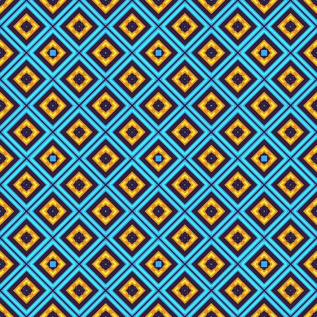 Textura y plantilla de patrón sin costuras de varios colores Diseño gráfico ornamental colorido multicolor Adornos de mosaico de colores Ilustración vectorial