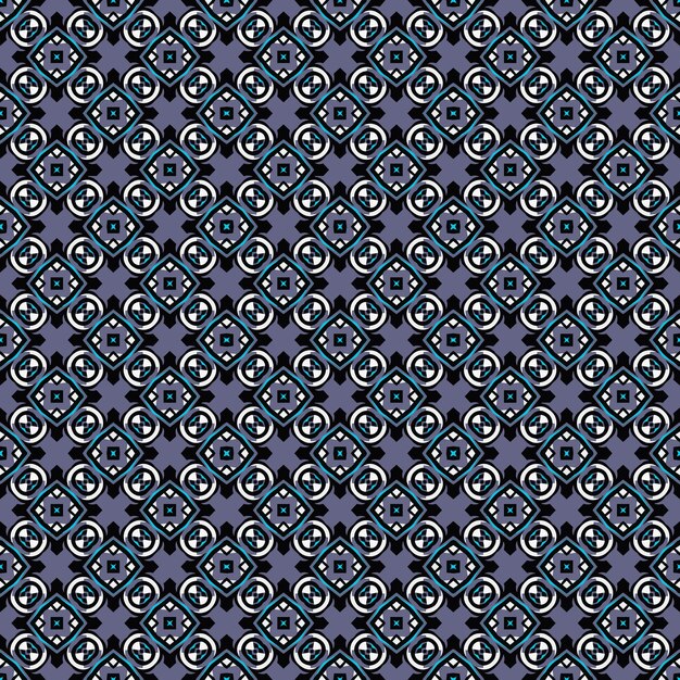 Textura y plantilla de patrón sin costuras de varios colores Diseño gráfico ornamental colorido multicolor Adornos de mosaico de colores Ilustración vectorial