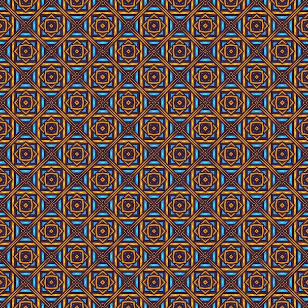 Textura y plantilla de patrón sin costuras de varios colores Diseño gráfico ornamental colorido multicolor Adornos de mosaico de colores Ilustración vectorial