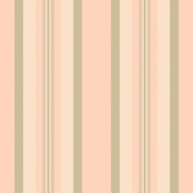 Textura de recién nacido líneas sin costuras franja de tela textil comercial patrón de fondo colorido vector vertical en colores de puff de melocotón y látigo de papaya