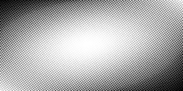 Textura de ruido de gradiente de medio tono en diseño pixelado retro en blanco y negro para anime cómico excesivamente