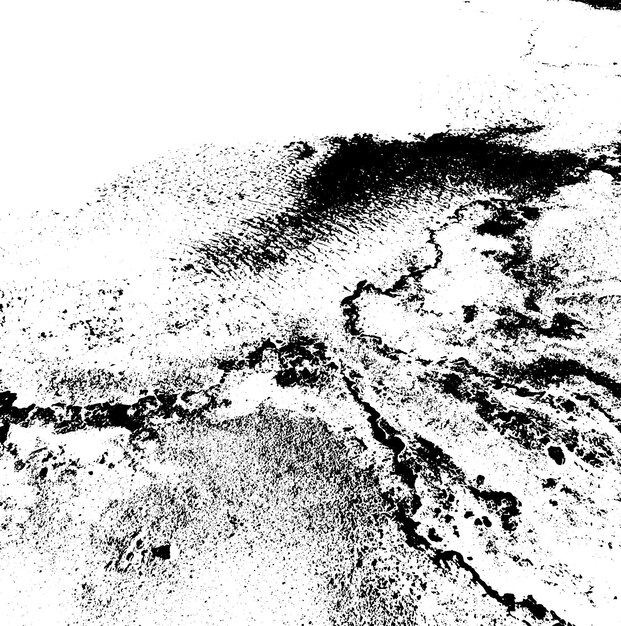 Textura rústica de vector grunge con grano y manchas Fondo de ruido abstracto Superficie erosionada Sucia y dañada Fondo áspero detallado Ilustración gráfica vectorial con EPS10 blanco transparente