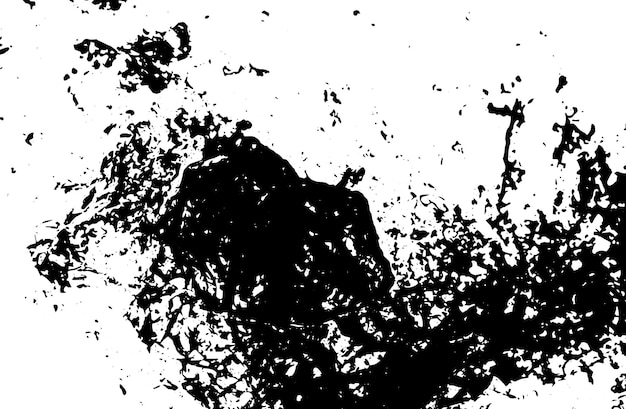 Textura rústica de vector grunge con grano y manchas Fondo de ruido abstracto Superficie erosionada Sucia y dañada Fondo áspero detallado Ilustración gráfica vectorial con EPS10 blanco transparente