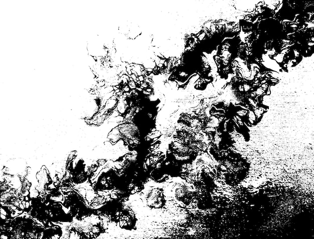 Textura rústica de vector grunge con grano y manchas Fondo de ruido abstracto Superficie erosionada Sucia y dañada Fondo áspero detallado Ilustración gráfica vectorial con EPS10 blanco transparente