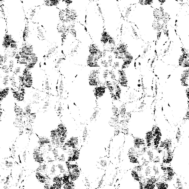 Textura rústica de vector grunge con grano y manchas Fondo de ruido abstracto Superficie erosionada Sucia y dañada Fondo áspero detallado Ilustración gráfica vectorial con EPS10 blanco transparente