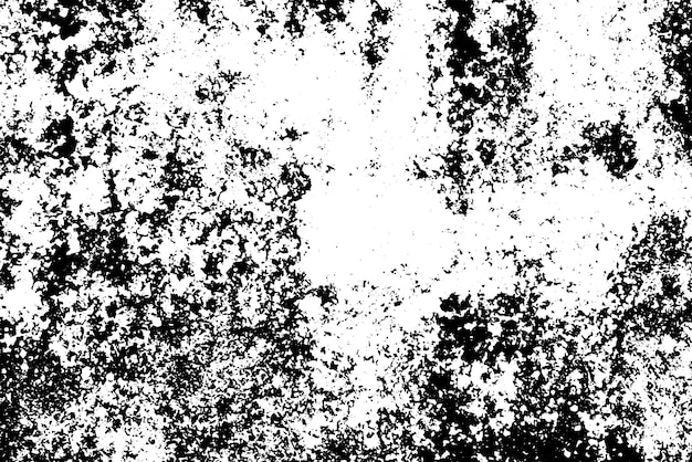 Textura rústica de vector grunge con grano y manchas Fondo de ruido abstracto Superficie erosionada Sucia y dañada Fondo áspero detallado Ilustración gráfica vectorial con EPS10 blanco transparente