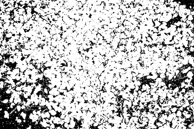 Textura rústica de vector grunge con grano y manchas Fondo de ruido abstracto Superficie erosionada Sucia y dañada Fondo áspero detallado Ilustración gráfica vectorial con EPS10 blanco transparente