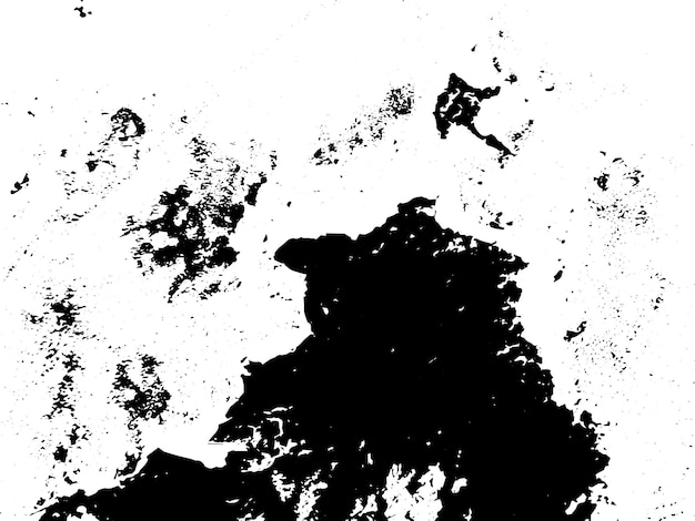 Textura rústica de vector grunge con grano y manchas Fondo de ruido abstracto Superficie erosionada Sucia y dañada Fondo áspero detallado Ilustración gráfica vectorial con EPS10 blanco transparente