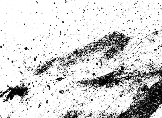 Textura rústica de vector grunge con grano y manchas Fondo de ruido abstracto Superficie erosionada Sucia y dañada Fondo áspero detallado Ilustración gráfica vectorial con EPS10 blanco transparente