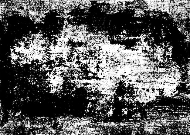 Textura rústica de vector grunge con grano y manchas Fondo de ruido abstracto Superficie erosionada Sucia y dañada Fondo áspero detallado Ilustración gráfica vectorial con EPS10 blanco transparente