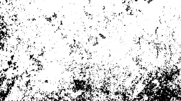 Textura rústica de vector grunge con grano y manchas Fondo de ruido abstracto Superficie erosionada Sucia y dañada Fondo áspero detallado Ilustración gráfica vectorial con EPS10 blanco transparente