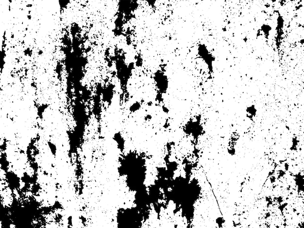 Textura rústica de vector grunge con grano y manchas Fondo de ruido abstracto Superficie erosionada Sucia y dañada Fondo áspero detallado Ilustración gráfica vectorial con EPS10 blanco transparente