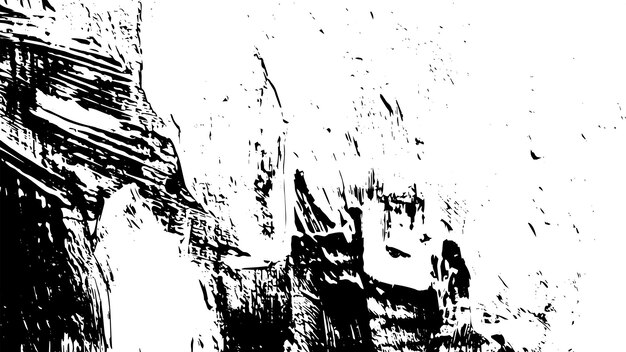 Textura rústica de vector grunge con grano y manchas Fondo de ruido abstracto Superficie erosionada Sucia y dañada Fondo áspero detallado Ilustración gráfica vectorial con EPS10 blanco transparente