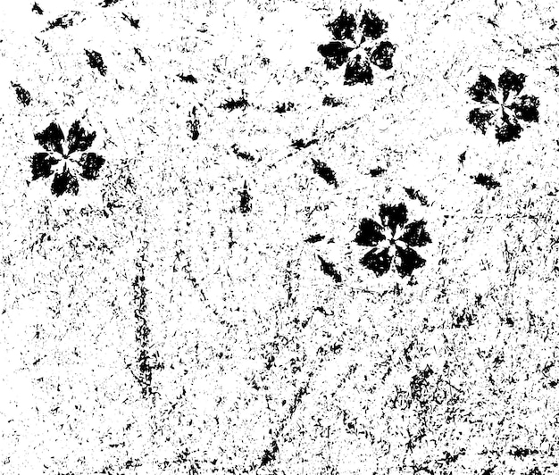 Textura rústica de vector grunge con grano y manchas Fondo de ruido abstracto Superficie erosionada Sucia y dañada Fondo áspero detallado Ilustración gráfica vectorial con EPS10 blanco transparente