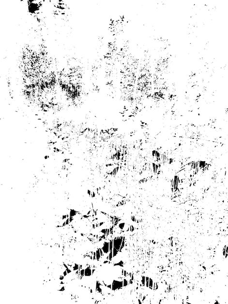 Textura rústica de vector grunge con grano y manchas Fondo de ruido abstracto Superficie erosionada Sucia y dañada Fondo áspero detallado Ilustración gráfica vectorial con EPS10 blanco transparente