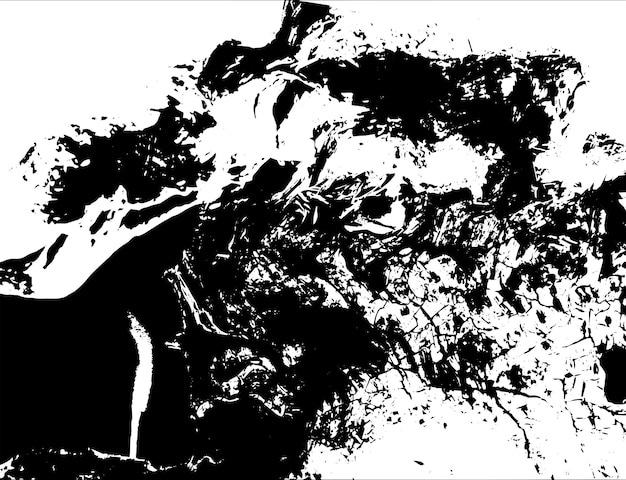 Textura rústica de vector grunge con grano y manchas Fondo de ruido abstracto Superficie erosionada Sucia y dañada Fondo áspero detallado Ilustración gráfica vectorial con EPS10 blanco transparente