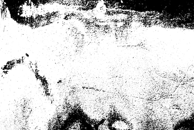 Textura rústica de vector grunge con grano y manchas Fondo de ruido abstracto Superficie erosionada Sucia y dañada Fondo áspero detallado Ilustración gráfica vectorial con EPS10 blanco transparente