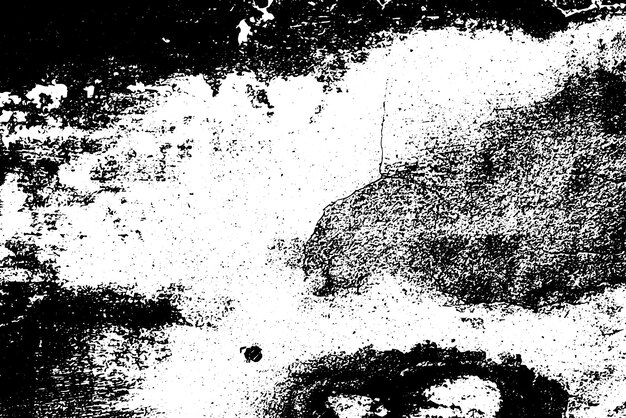 Textura rústica de vector grunge con grano y manchas Fondo de ruido abstracto Superficie erosionada Sucia y dañada Fondo áspero detallado Ilustración gráfica vectorial con EPS10 blanco transparente