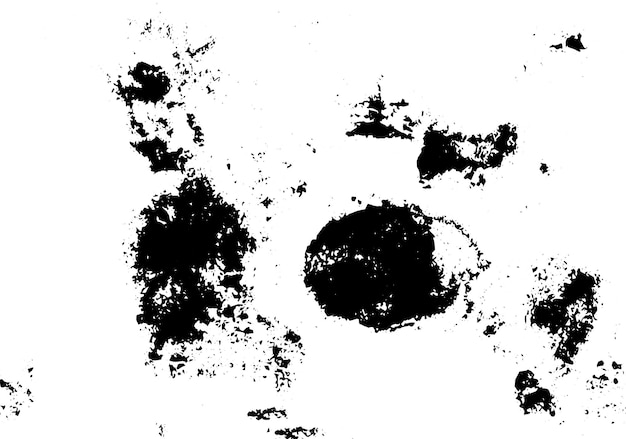 Textura rústica de vector grunge con grano y manchas Fondo de ruido abstracto Superficie erosionada Sucia y dañada Fondo áspero detallado Ilustración gráfica vectorial con EPS10 blanco transparente