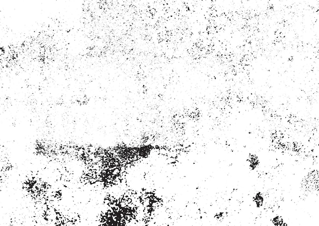 Textura rústica de vector grunge con grano y manchas Fondo de ruido abstracto Superficie erosionada Sucia y dañada Fondo áspero detallado Ilustración gráfica vectorial con EPS10 blanco transparente