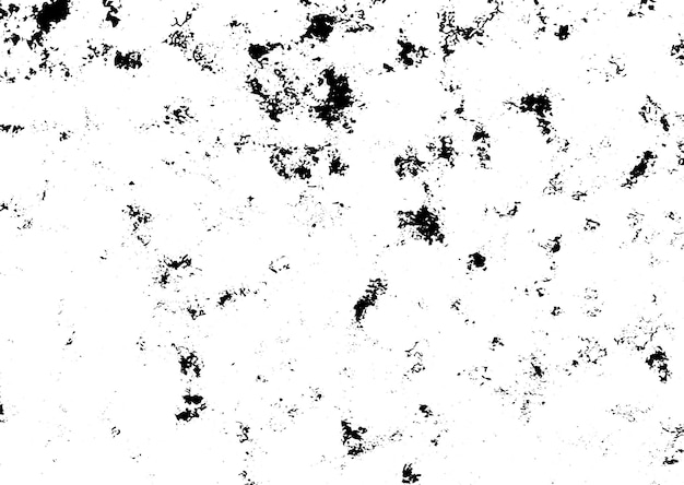Textura rústica de vector grunge con grano y manchas Fondo de ruido abstracto Superficie erosionada Sucia y dañada Fondo áspero detallado Ilustración gráfica vectorial con EPS10 blanco transparente