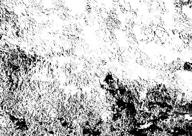Textura rústica de vector grunge con grano y manchas Fondo de ruido abstracto Superficie erosionada Sucia y dañada Fondo áspero detallado Ilustración gráfica vectorial con EPS10 blanco transparente