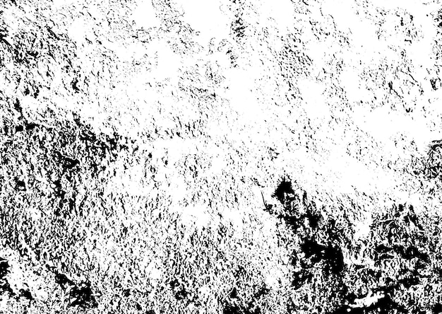Textura rústica de vector grunge con grano y manchas Fondo de ruido abstracto Superficie erosionada Sucia y dañada Fondo áspero detallado Ilustración gráfica vectorial con EPS10 blanco transparente