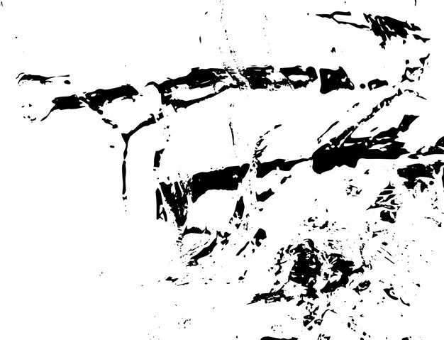 Textura rústica de vector grunge con grano y manchas Fondo de ruido abstracto Superficie erosionada Sucia y dañada Fondo áspero detallado Ilustración gráfica vectorial con EPS10 blanco transparente