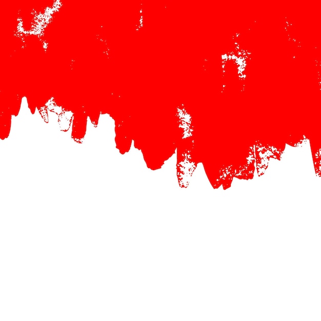 Vector textura de salpicaduras de sangre grunge rojo aislado en ilustración de vector de fondo blanco