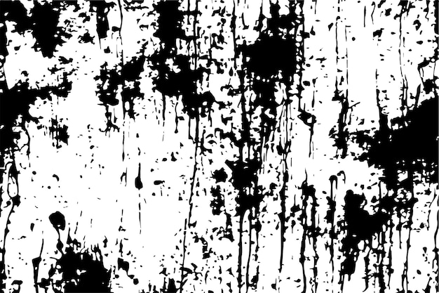 Textura sucia manchada de negro sobre fondo blanco