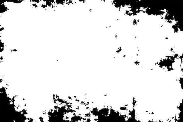 textura sucia superpuesta apenada en blanco y negro