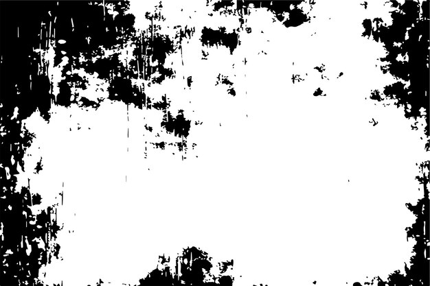 textura sucia superpuesta apenada en blanco y negro