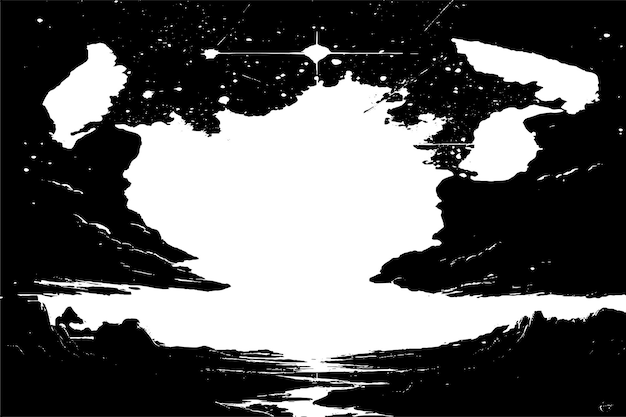Textura de superposición angustiada Efecto de textura abstracta Fondo grunge Ilustración vectorial