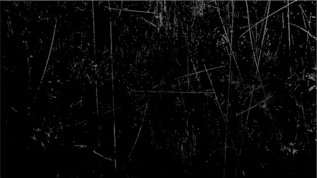 Textura de superposición angustiada de metal descascarado oxidado arañazos aislados en una plantilla de fondo negro