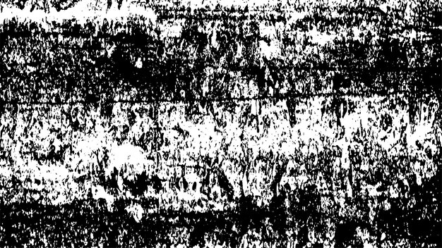 Textura de superposición envejecida, fondo grunge abstracto en blanco y negro, suciedad envejecida por vectores.