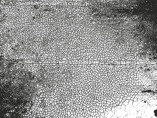 Textura de superposición estresada del hormigón agrietado