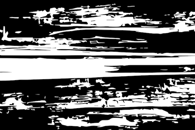 Textura de superposición grunge vectorial negra y blanca Textura de fondo grunge de grietas, chips y manchas