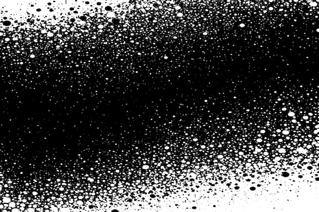 Textura de superposición negra en fondo blanco Ilustración vectorial de textura de desgaste áspero