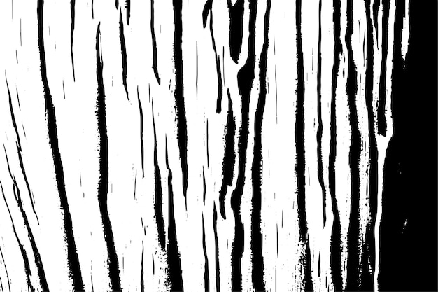 textura de superposición negra de madera sobre fondo blanco textura de ilustración vectorial para el fondo
