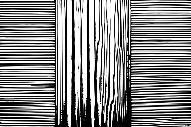 textura de superposición negra de madera sobre fondo blanco textura de ilustración vectorial para el fondo