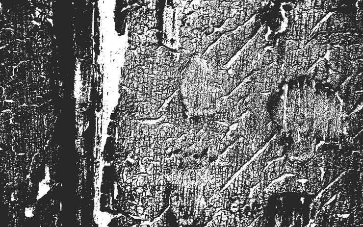 Vector textura de superposición de polvo metálico agrietado de hormigón pelado