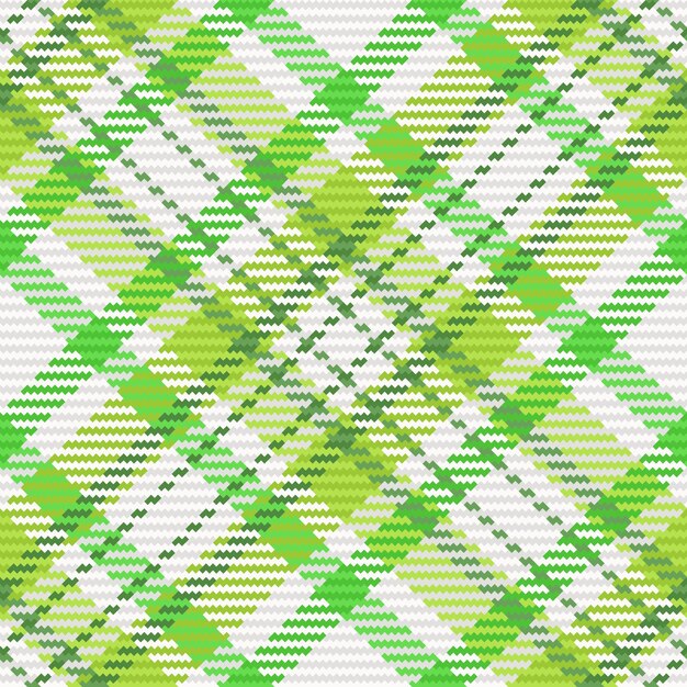 Textura de tartán de vector Cheque de textil sin costura Fondo de tela escocesa de patrón