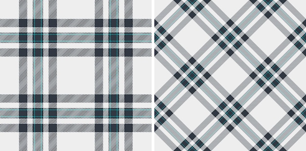 Textura del tejido sin costuras de patrón a cuadros con un vector de fondo de tartan textil