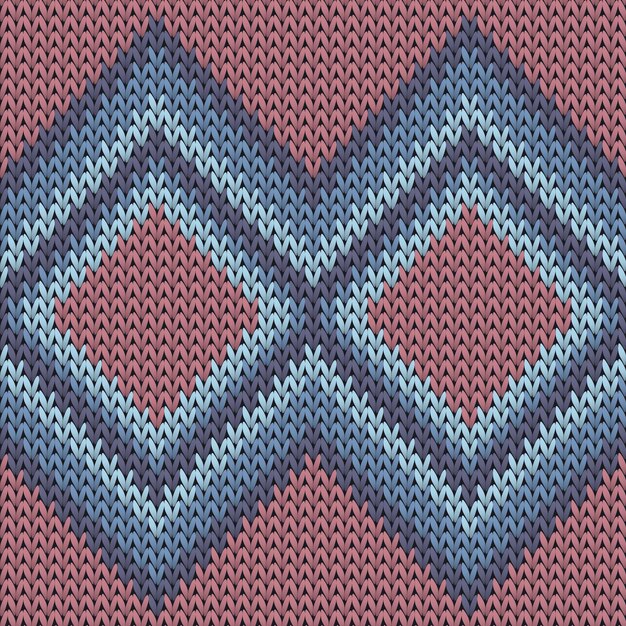 Textura de tejido geométrico de rombo argyle de primer plano